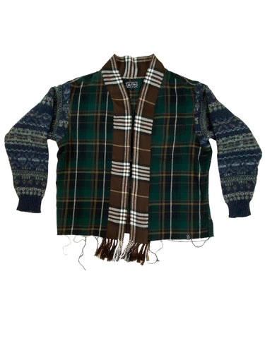 Flannel;Sweater Combo - Size Large